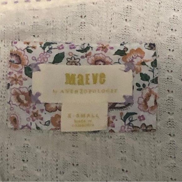 Anthropologie Maeve Sweater Women's XS Rafaela Hacci Suplice Soft Knit Faux Wrap - Picture 2 of 7